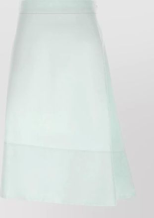 Jil Sander cotton asymmetric a-line skirt