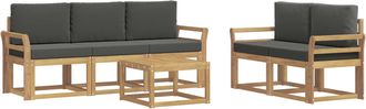 vidaXL Conjunto De Sof&aacute;s De Exterior 6 Uds. Vidaxl