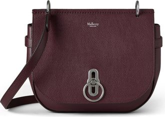 Mulberry Amberley Leather Satchel in Black Cherry at Nordstrom