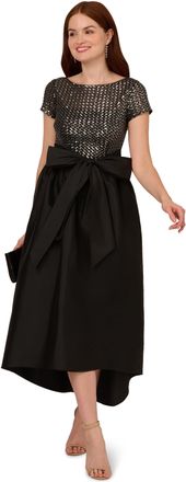 Adrianna Papell Sequin High-Low Dress