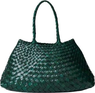 Dragon Diffusion Japan Tote - Dames - Shoppers - Groen - ONE Size - Katoen - Tassen