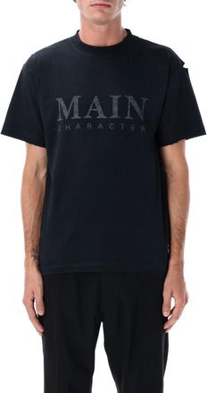 Balenciaga Black Crewneck Logo T-Shirt