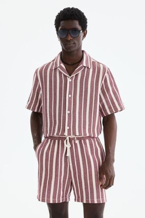 H&M Regular-fit shorts in Red/striped at Nordstrom, Size Xx-Large