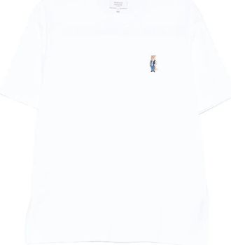 Maison Kitsuné T-Shirt Dressed Fox Dal Fit Comodo-Uomo