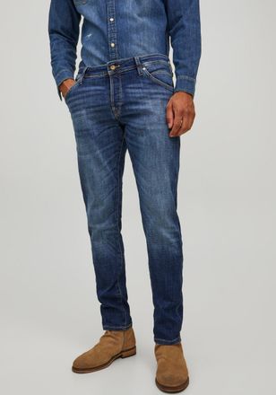 Jack & Jones Slim-fit-Jeans »JJIGLENN - Slim-Fit-Jeans mit niedriger Leibhöhe« Used, modisch, slim fit, Denim/Jeans
