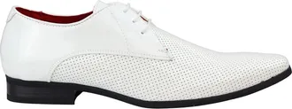 TruClothing Shiny Shoes Smart Formal Perforated Pointed Laced