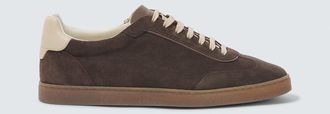Brunello Cucinelli Sneakers in suede con pelle