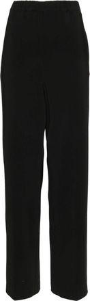 Fabiana Filippi bead-embellished trousers - women - Acetate/Elastane/Viscose/Silk - 48 - Black
