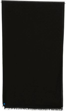Emporio Armani Scarves, male, Black, Size: ONE SIZE Fringed Scarf
