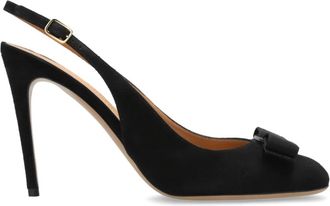 Ferragamo Schoenen, Dames, Zwart, 35 1/2 EU, Leer, Vibily 95 Pumps