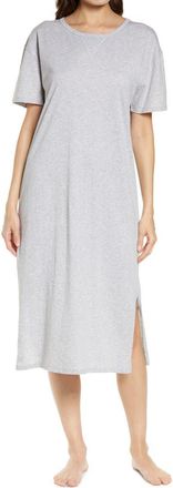 Papinelle Sleepwear Organic Cotton Nightgown in Grey at Nordstrom, Size X-Small