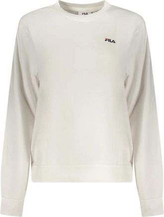Fila Lierna Sweatshirt - Dames - Sweatshirts - Wit - XS - Katoen - Hoodies & sweatvesten