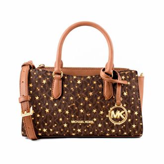 Michael Kors Brown Canvas Womens Handbag