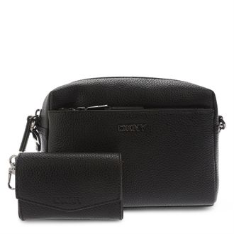 DKNY Unisex Tate Crossbody Bag (Black) - One Size