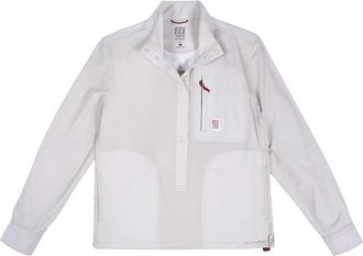 Topo Designs Womens Grey Tech Popover Shirt - Small