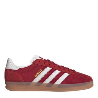 adidas Originals Mens Gazelle Indoo in Team Vic Red - Size UK 9.5