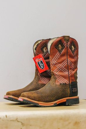 Justin Mens Dalhart Nano Comp Toe Work Boot In D/medium