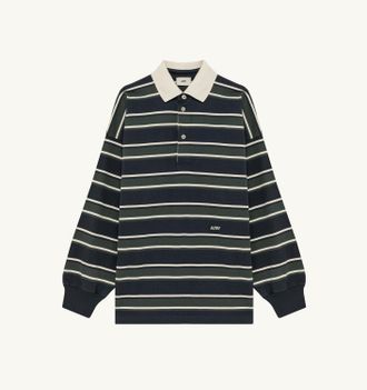 Autry UNISEX STRIPED RUGBY POLO