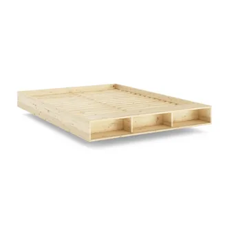 Karup Design Merge Bett, 160 x 200 cm, Kiefer natur