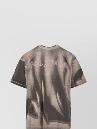 Diesel printed cotton crew-neck t-shirt