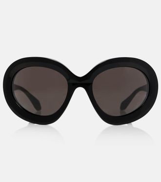 Alaia Logo oversized sunglasses