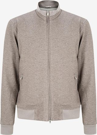 Marco Pescarolo Leichte Seiden- und Kaschmirbomberjacke Icon