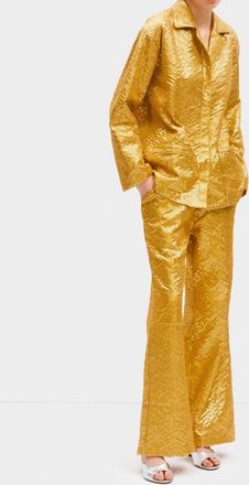 Sleeper Supernova Sequin Pants In Gold