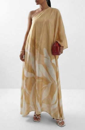 Diarrablu One-Shoulder Satu Dress Rocio in Rocio Yellow at Nordstrom, Size 3X-Large