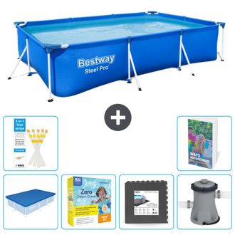 Bestway Piscina Bestway Steel Pro Rectangular - 300x201x66 Cm - 7-piezas S85