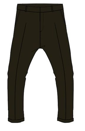 Wahts Mens Trousers, TargetGroup:Men Deep Brown / XXL