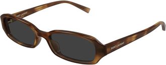 Saint Laurent Erin Zonnebril - unisex - Zonnebrillen - Bruin - 52 MM - Accessoires
