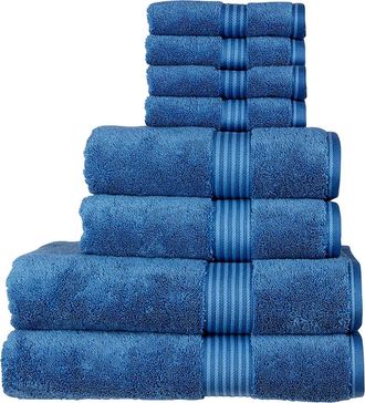 Christy Supreme Hygro Luxury 100% Supima Cotton 8 Piece Towel Set in Deep Sea at Nordstrom