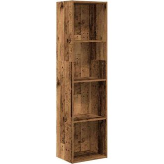 vidaXL Bookcase Old Wood 40x30x152 cm Engineered Wood Vidaxl