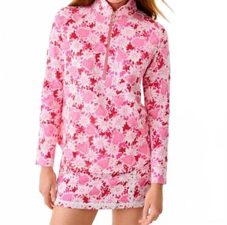 Lilly Pulitzer Skipper Upf 50+ Popover Jacket In Coconut Dear Heart