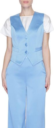 Silence Limited Blauwe Polyester Vest