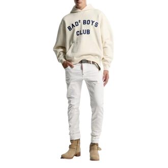 Dsquared2 Heren, Jeans, Wit, Maat: L Katoen