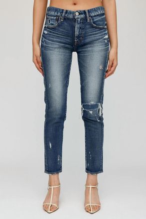 Moussy Lenwood Skinny Jean In Blue