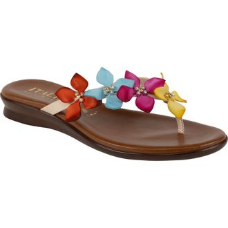 Italian Shoemakers Xolani Floral Flip Flop in Bright Multi at Nordstrom Rack, Size 11