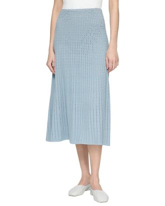 Lafayette 148 New York Pointelle Stitch Skirt