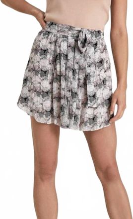 Reiss Jonah Printed Mini Skirt In Multi