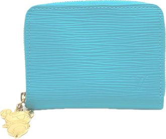 Louis Vuitton Epi Blue Epi Leather Coin Purse/Coin Case (Pre-Owned)