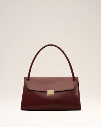 Ami Burgundy Smooth Leather Mimi Bag Red - OS - Unisex