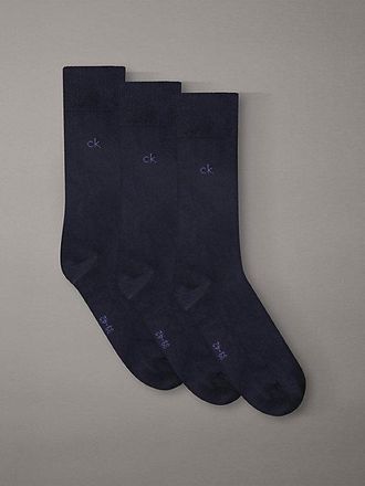 Calvin Klein 3-pack zachte katoenstretch crewsokken