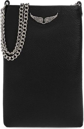 Zadig&Voltaire Phone Accessories, female, Black, Size: ONE SIZE Rock Phone Case On Strap