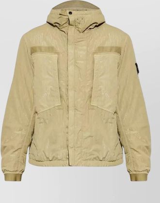 Stone Island hooded padded coat