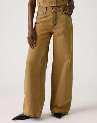 Levi's 94 - Jeans ampi marrone slavato