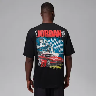Nike Jordan Mens Jordan Brooklyn T-Shirt in Black | IO0025-010