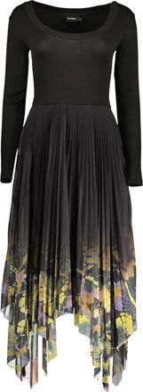 Desigual Alba Lacroix Lange Jurk - Dames - Jurken - Zwart - Maat: XS