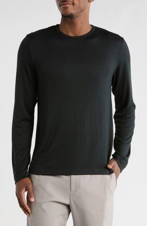 Theory Precise Long Sleeve T-Shirt in Black at Nordstrom Rack, Size Xx-Large