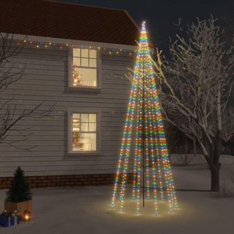 vidaXL &Aacute;rbol De Navidad Con Pincho 732 Led De Colores 500 Cm Vidaxl